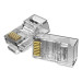 Vention Конектор Cat.6 UTP RJ45 Modular Plug Transparent 10 Pack VENTION (IDDR0-10)