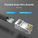 Vention Конектор Cat.6A FTP RJ45 Modular Plug Transparent 10 Pack VENTION (IDFR0-10)