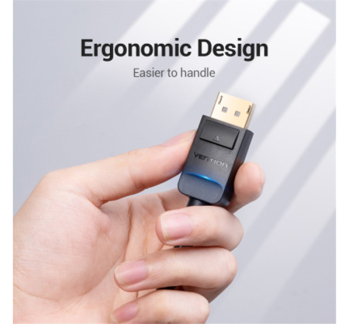 Vention Патч-корд Cat.6 SFTP Extension Patch Cable 2M Black VENTION (IBLBH)