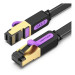 Vention Патч-корд Flat Cat.7 Patch Cable 1.5M Black VENTION (ICABG)