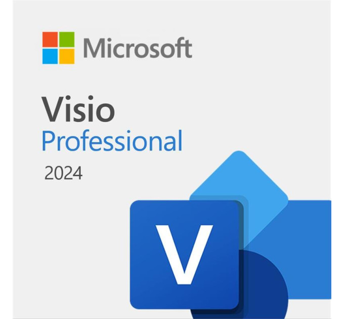 Microsoft Офісний додаток Microsoft Visio Pro 2024 AllLng Online (EP2-07111)