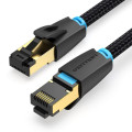 Vention Патч-корд Cotton Braided Cat.8 SFTP Patch Cable 5M Black VENTION (IKGBJ)