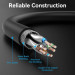 Vention Патч-корд Cat8 SFTP Patch Cable 1M Black VENTION (IKKBF)