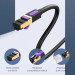Vention Патч-корд Cat.7 SFTP Patch Cable 0.5M Black VENTION (ICDBD)