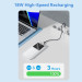 Vention Батарея універсальна VENTION 10000mAh Power Bank (Micro-USB + USB-C + USB-A + USB-A) 22.5W Black LED Display Type (FHKB0)