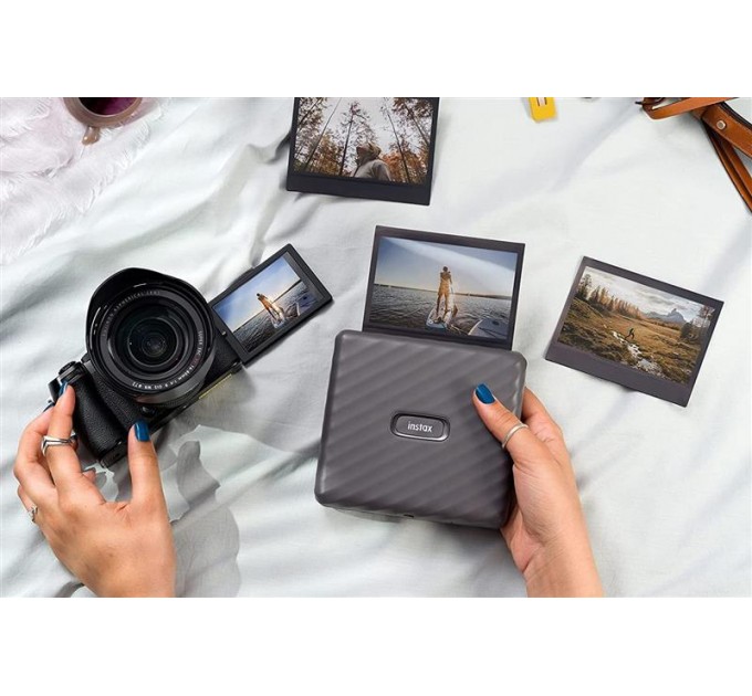 Принтер миттєвого друку Fujifilm Instax Link Wide Mocha Gray EX D (16719586)