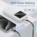 Vention Батарея універсальна VENTION 20000mAh Power Bank (Micro-USB + USB-C + USB-A + USB-A) 22.5W Black LED Display Type (FHLB0)