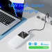 Vention Батарея універсальна VENTION 20000mAh Power Bank (Micro-USB + USB-C + USB-A + USB-A) 22.5W Black LED Display Type (FHLB0)
