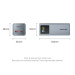 Vention Батарея універсальна VENTION 20000mAh Power Bank (USB-C + USB-C/USB-A) 100W Gray TFT Display Type (FKCH0)