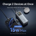 Vention Батарея універсальна VENTION 20000mAh Power Bank (USB-C + USB-C/USB-A) 100W Gray TFT Display Type (FKCH0)