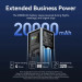 Vention Батарея універсальна VENTION 20000mAh Power Bank (USB-C + USB-C/USB-A) 100W Gray TFT Display Type (FKCH0)