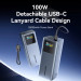 Vention Батарея універсальна VENTION 20000mAh Power Bank (USB-C + USB-C/USB-A) 100W Gray TFT Display Type (FKCH0)