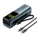 Vention Батарея універсальна VENTION 27000mAh Power Bank (USB-C + USB-C/USB-C/USB-A) 200W Gray TFT Display Type (FKGH0)