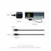 Vention Батарея універсальна VENTION 27000mAh Power Bank (USB-C + USB-C/USB-C/USB-A) 200W Gray TFT Display Type (FKGH0)