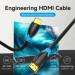 Vention Кабель мультимедійний HDMI Cable 25M Black Type VENTION (AACBS)