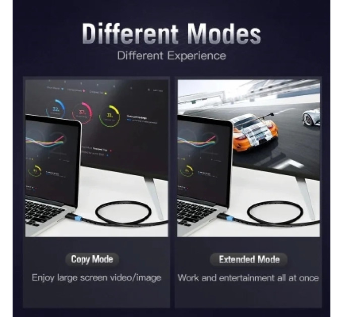 Vention Кабель мультимедійний HDMI Cable 25M Black Type VENTION (AACBS)