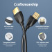Vention Кабель мультимедійний Portable HDMI Cable 3M Black VENTION (AAIBI)