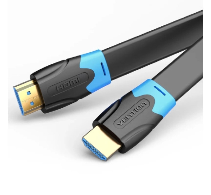 Vention Кабель мультимедійний Flat HDMI Cable 2M Black VENTION (AAKBH)