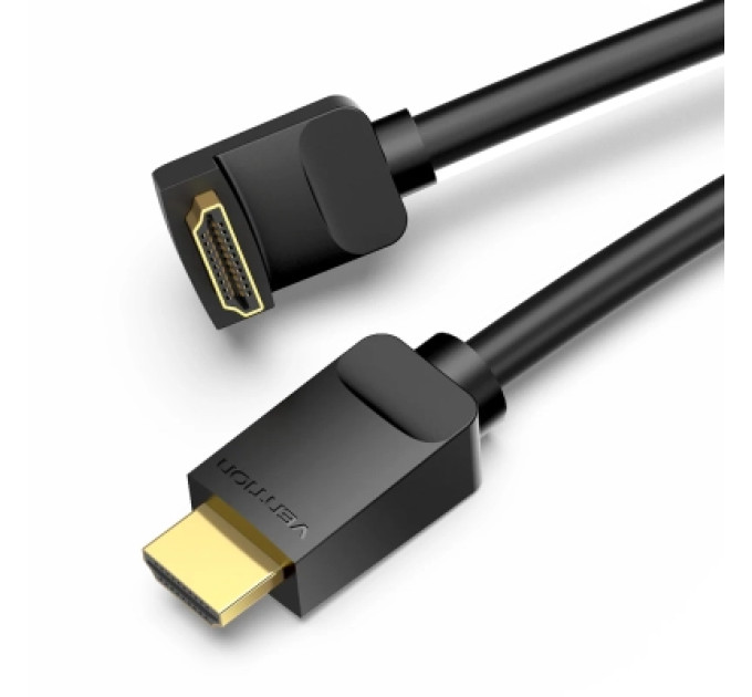 Vention Кабель мультимедійний HDMI Right Angle Cable 270 Degree 3M Black VENTION (AAQBI)