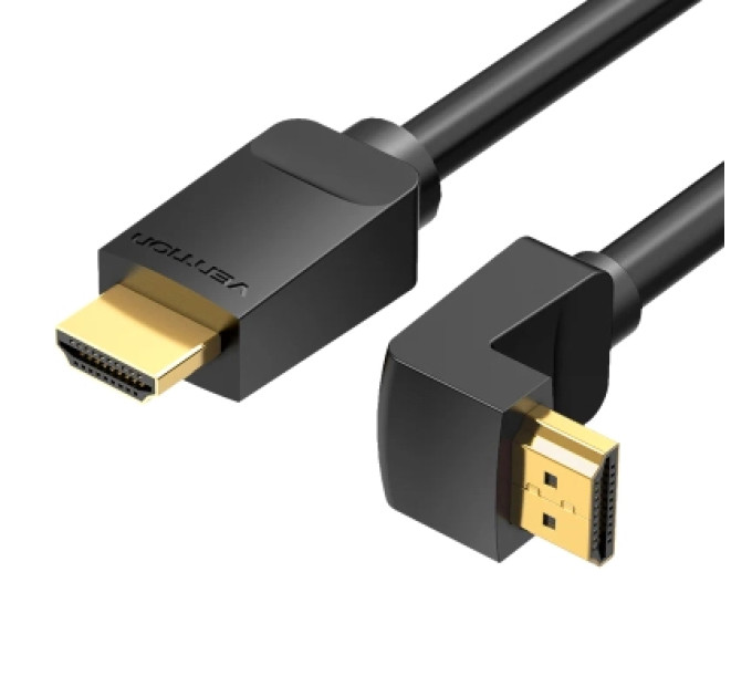 Vention Кабель мультимедійний HDMI Right Angle Cable 270 Degree 3M Black VENTION (AAQBI)