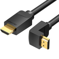 Кабель мультимедійний HDMI Right Angle Cable 270 Degree 3M Black VENTION (AAQBI)