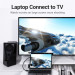 Vention Кабель мультимедійний Cotton Braided 8K HDMI Cable 1M Black VENTION (AAUBF)