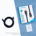 Vention Кабель мультимедійний Cotton Braided 8K HDMI Cable 3M Black VENTION (AAUBI)