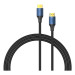 Vention Кабель мультимедійний Cotton Braided HDMI-A Male to Male HD Cable 8K 5M Blue Aluminum Alloy Type VENTION (ALGLJ)