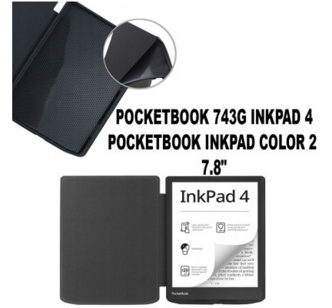 BeCover Чохол до електронної книги BeCover PocketBook 743G InkPad 4/InkPad Color 2/InkPad Color 3 (7.8") Red (710069)
