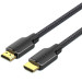 Vention Кабель мультимедійний Cotton Braided 4K HDMI Male to Male Cable 10M Black VENTION (ALLBL)