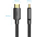Vention Кабель мультимедійний Cotton Braided 4K HDMI Male to Male Cable 10M Black VENTION (ALLBL)