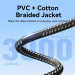Vention Кабель мультимедійний Cotton Braided 4K HDMI Male to Male Cable 1M Black Zinc Alloy Type VENTION (ALMBF)
