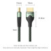 Vention Кабель мультимедійний Cotton Braided Ultra Thin HDMI-A Male to Male HD Cable 8K 1.5M Green Aluminum Alloy Type VENTION (ALOGG)