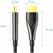 Vention Кабель мультимедійний 4K Fiber Optic HDMI Male to Male Cable 70M Black Zinc Alloy Type VENTION (ALSBAX)
