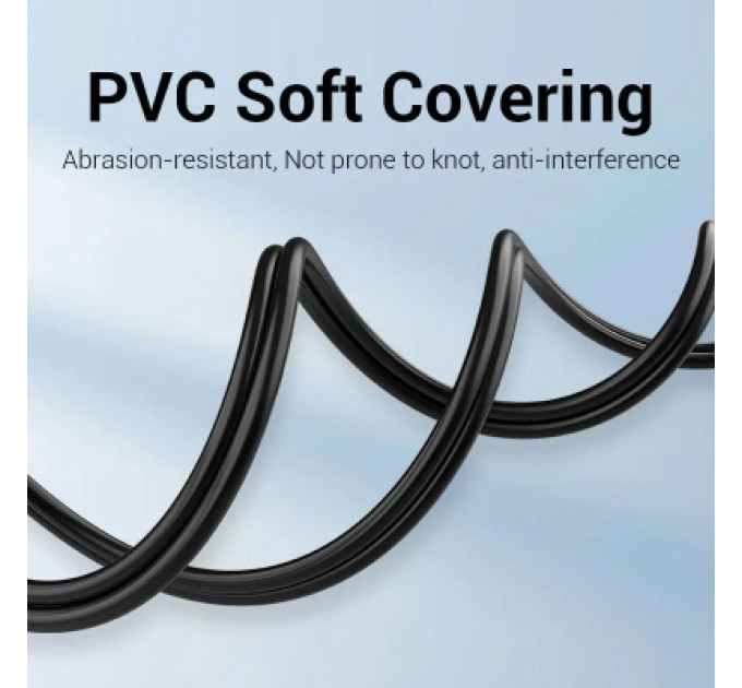 Vention Кабель мультимедійний 2-Male to 2-Male RCA Cable 1.5M Black VENTION (BCMBG)