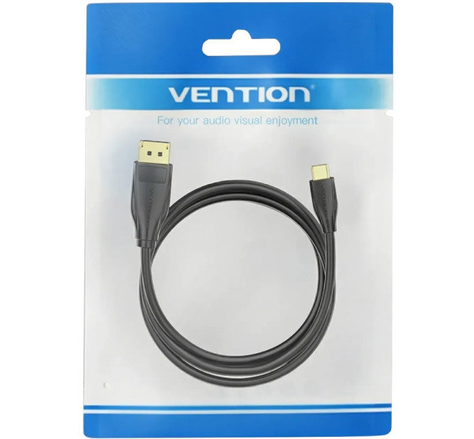 Vention Кабель мультимедійний Type-C to HDMI Cable 1.5M Black VENTION (CGUBG)