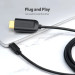 Vention Кабель мультимедійний Type-C to HDMI Cable 1.5M Black VENTION (CGUBG)