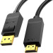 Vention Кабель мультимедійний 4K DisplayPort to HDMI Cable 2M Black VENTION (HAGBH)