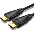 Vention Кабель мультимедійний Cotton Braided DP Male to Male Cable 1M Black VENTION (HCCBF)