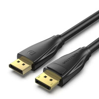 Кабель мультимедійний DP 1.4 Male to Male HD Cable 8K 1M Black VENTION (HCDBF)