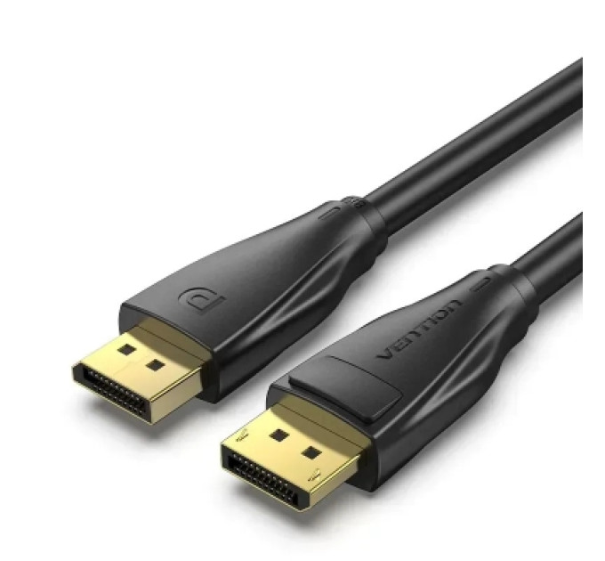 Vention Кабель мультимедійний DP 1.4 Male to Male HD Cable 8K 2M Black VENTION (HCDBH)