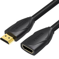 Кабель мультимедійний HDMI Extension Cable 2M Black VENTION (VAA-B06-B200)