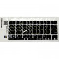 BestKey Наклейка на клавіатуру BestKey непрозора чорна, 76, жовтий (BKU13YEL/012)