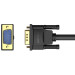 Vention Кабель мультимедійний VGA(3+6) Male to Male Cable with ferrite cores 10M Black VENTION (DAEBL)