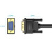 Vention Кабель мультимедійний VGA(3+6) Male to Male Cable with ferrite cores 10M Black VENTION (DAEBL)