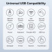 Vention Дата кабель USB 2.0 Type-A Male to Type-A Female Active Extension Cable 15M Black VENTION (CBKBN)