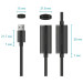 Vention Дата кабель USB 2.0 Type-A Male to Type-A Female Active Extension Cable 20M Black VENTION (CBKBQ)