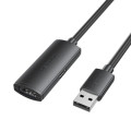 Vention Дата кабель USB 2.0 Type-A Male to Type-A Female Active Extension Cable 25M Black VENTION (CBKBS)