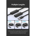 Vention Дата кабель USB 2.0 Type-A Male to Type-A Female Active Extension Cable 30M Black VENTION (CBKBT)