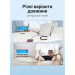 Vention Дата кабель Cotton Braided USB 2.0 A Male to C Male 3A Cable Purple 1.5M Aluminum Alloy Type VENTION (CODVG)
